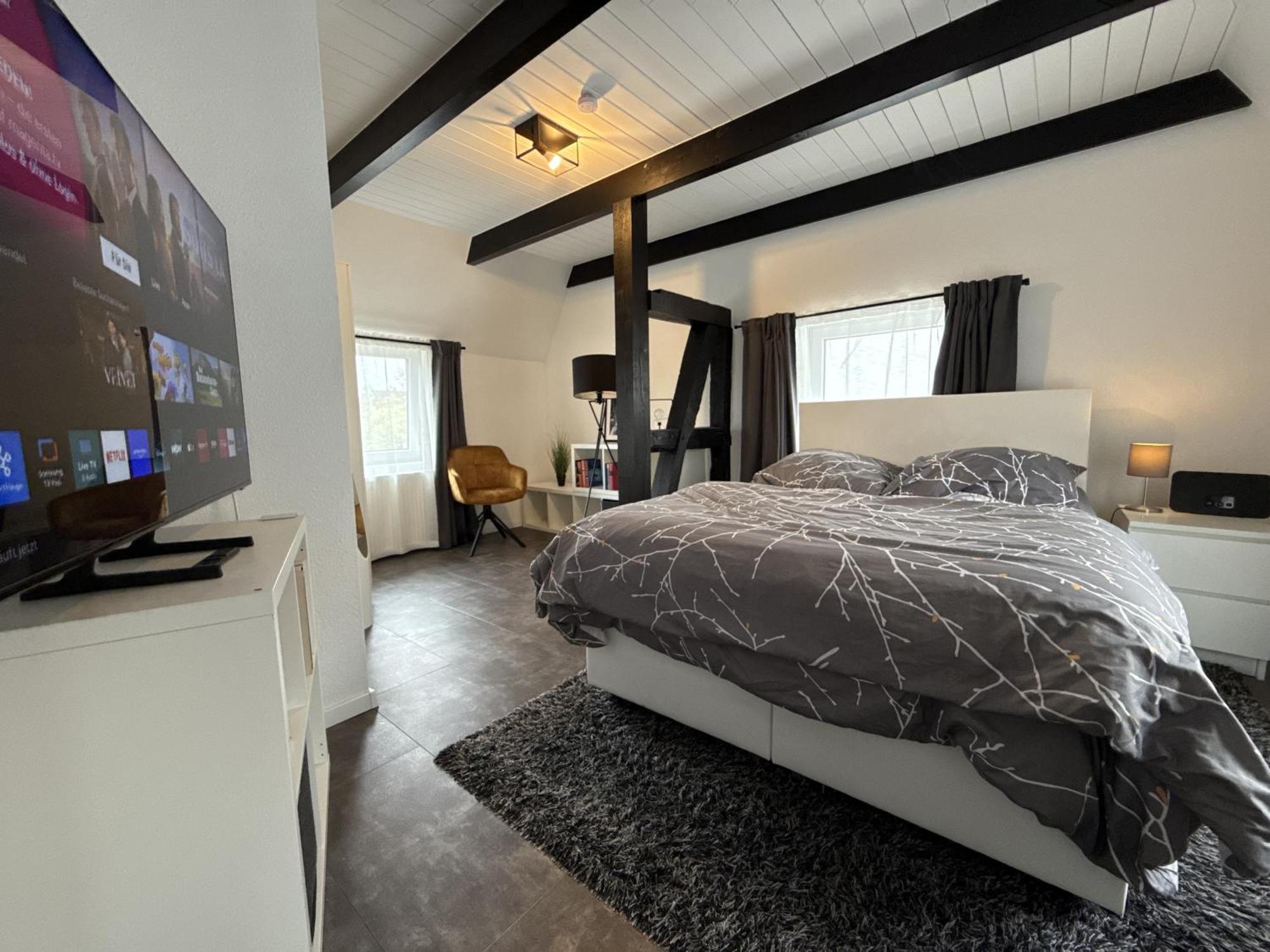 Fachwerkhaus Mit 2 Getrennten Schlafzimmern, Wohnzimmer Und Kueche Bückeburg Екстериор снимка